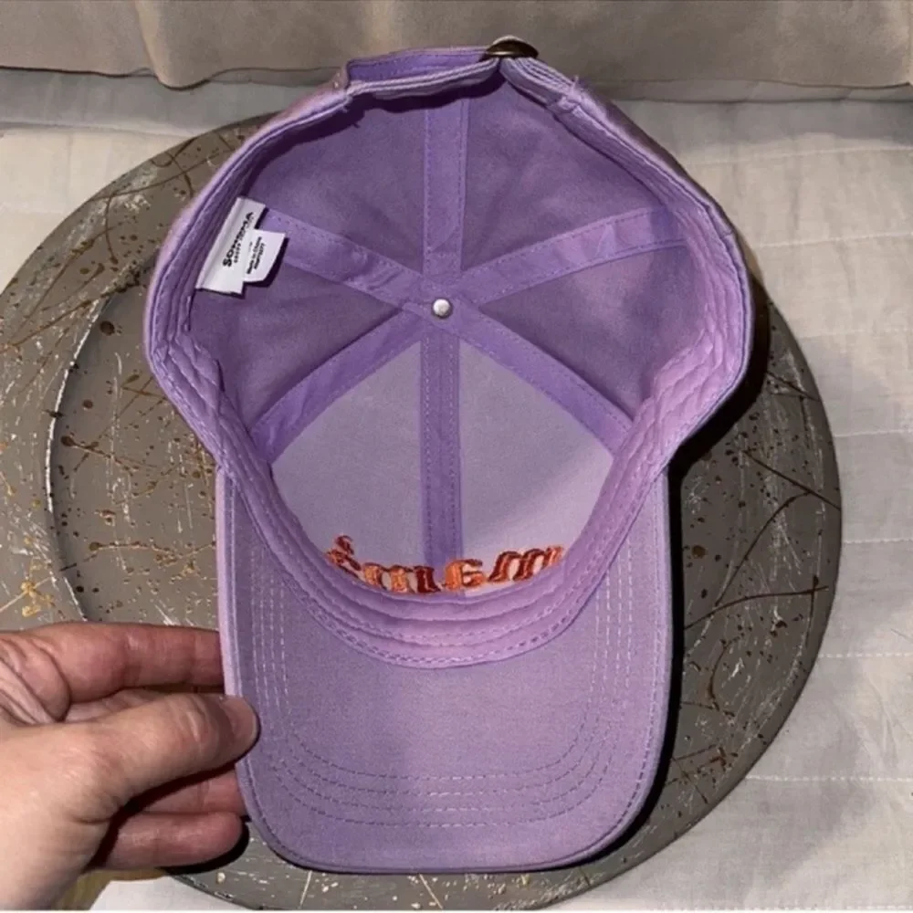Sonoma Cotton Lavender Orange mamá Embroidered Cap